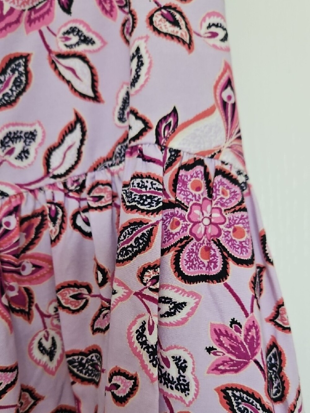 Ann Taylor Pink Floral Skirt, 2 - Picture 2 of 6